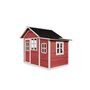 Voir la diapositive 2 : EXIT TOYS Maisonnette en bois pour enfants Loft 150 Rouge - Exit Toys