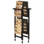 Voir la diapositive 5 : VIDAXL Chariot de cuisine 87x36x81 cm Bois massif de manguier