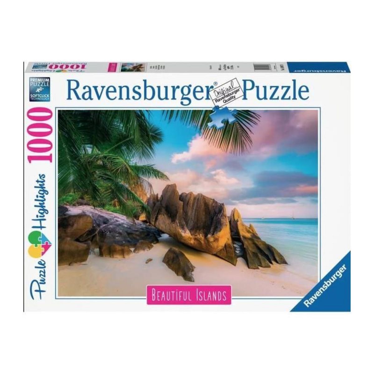 RAVENSBURGER Puzzle 1000 p Les Seychelles