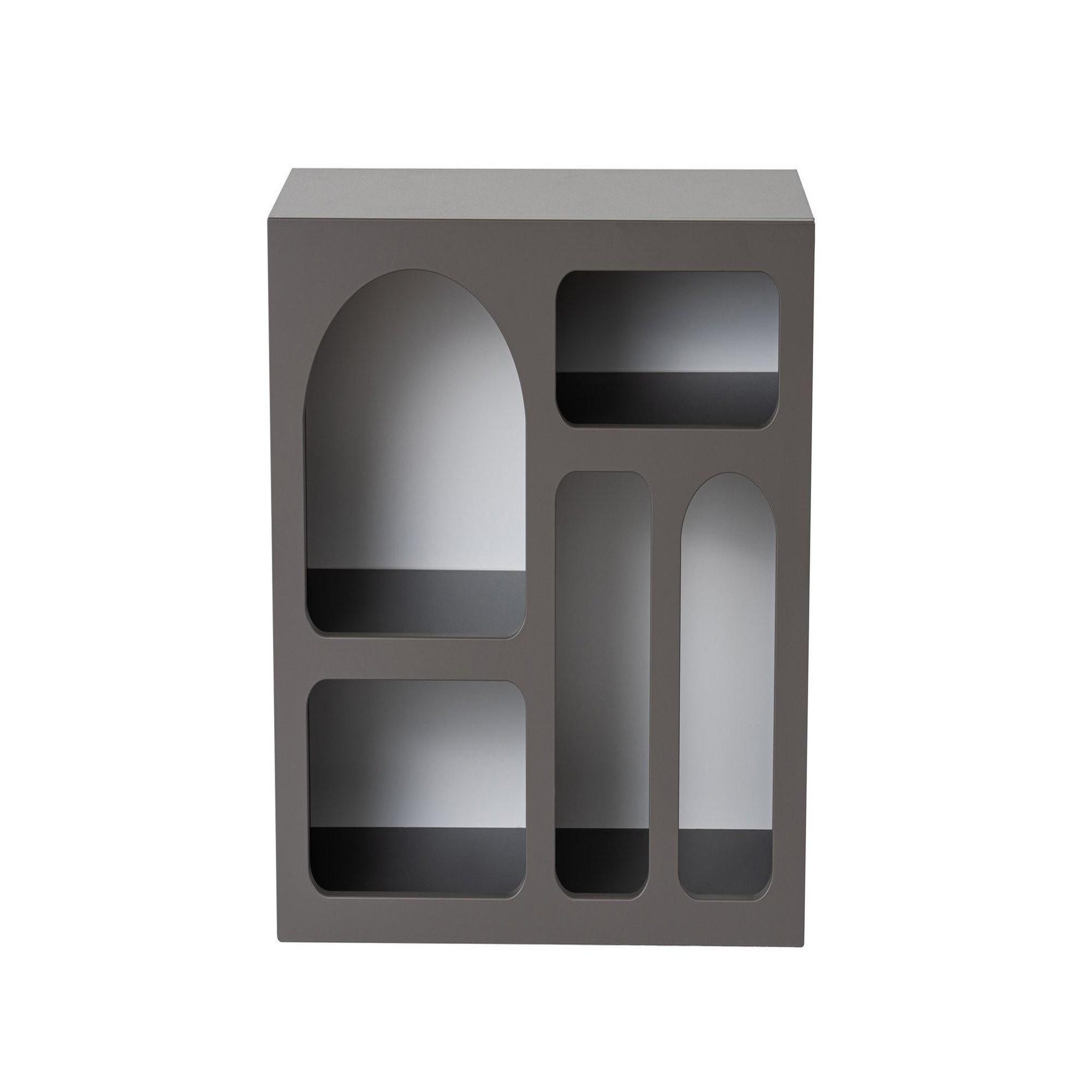 Habitat et Jardin Buffet en bois  lessa  - 80 x 37 x 74 cm - gris anthracite