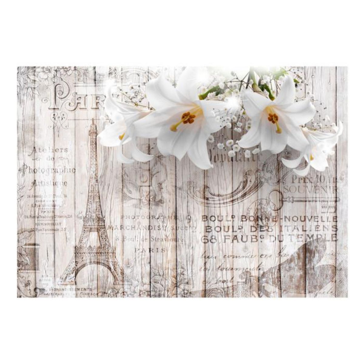 Paris Prix Papier Peint  Parisian Lilies