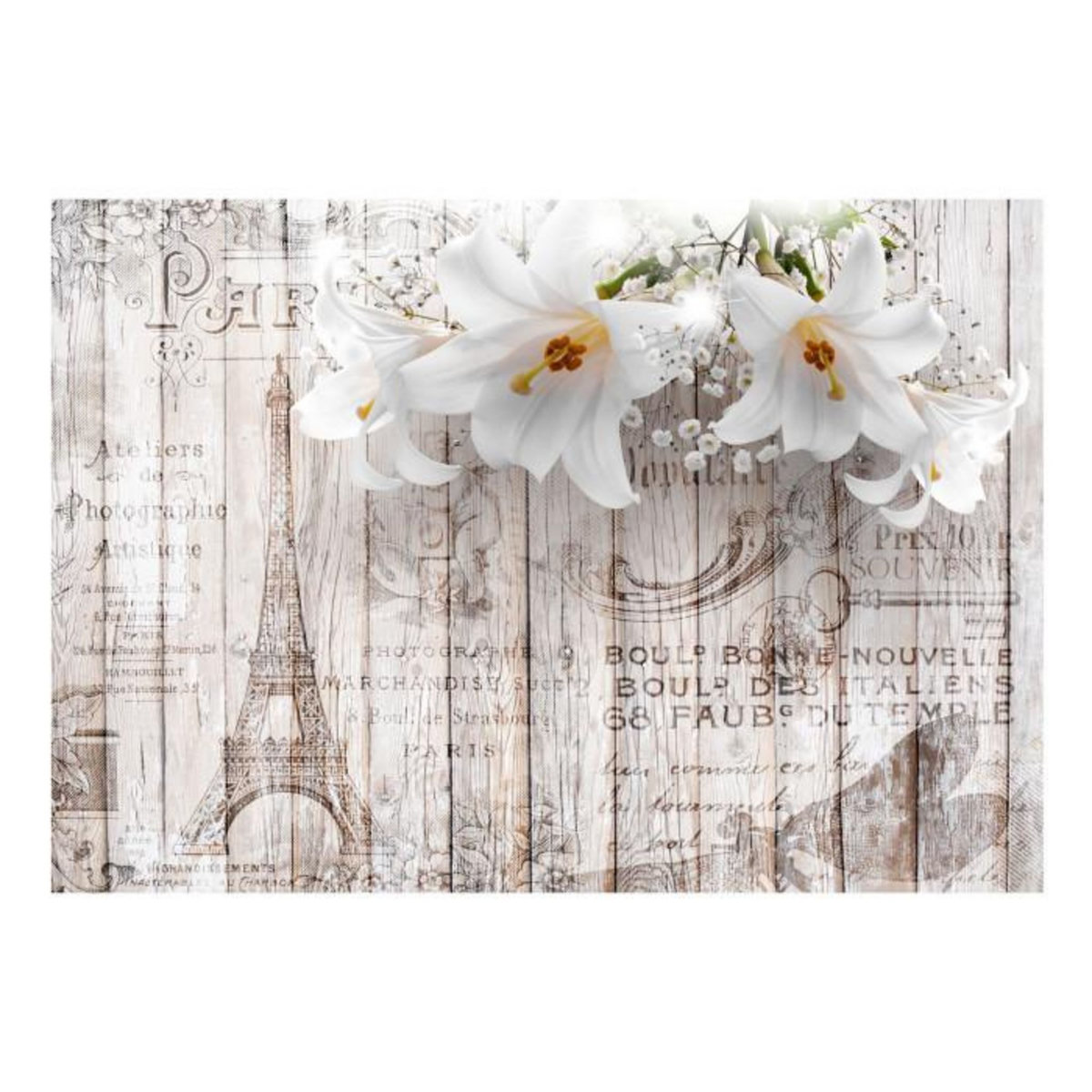 Paris Prix Papier Peint  Parisian Lilies