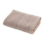 Paris Prix Serviette de Toilette  Tendresse  50x90cm Taupe