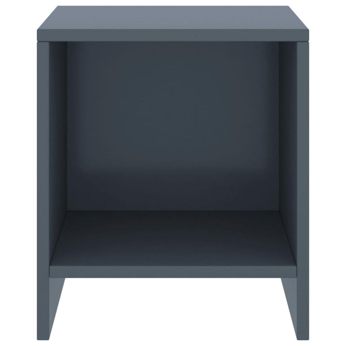 VIDAXL Table de chevet Gris clair 35x30x40 cm Bois de pin massif