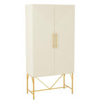 Paris Prix Armoire Design 2 Portes  Blaine  90cm Blanc