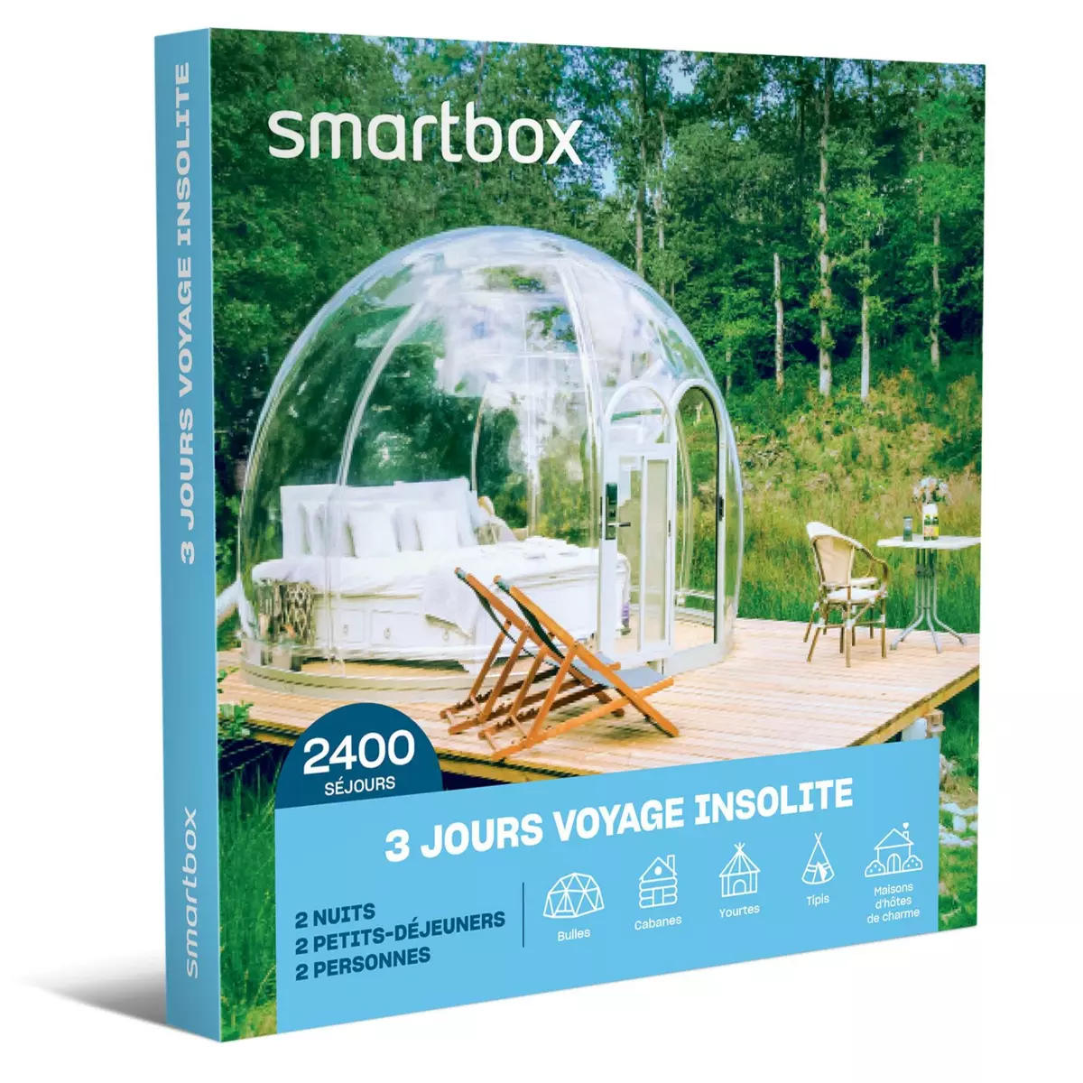 Smartbox 3 jourssvoyage insolite - Coffret Cadeau Séjour