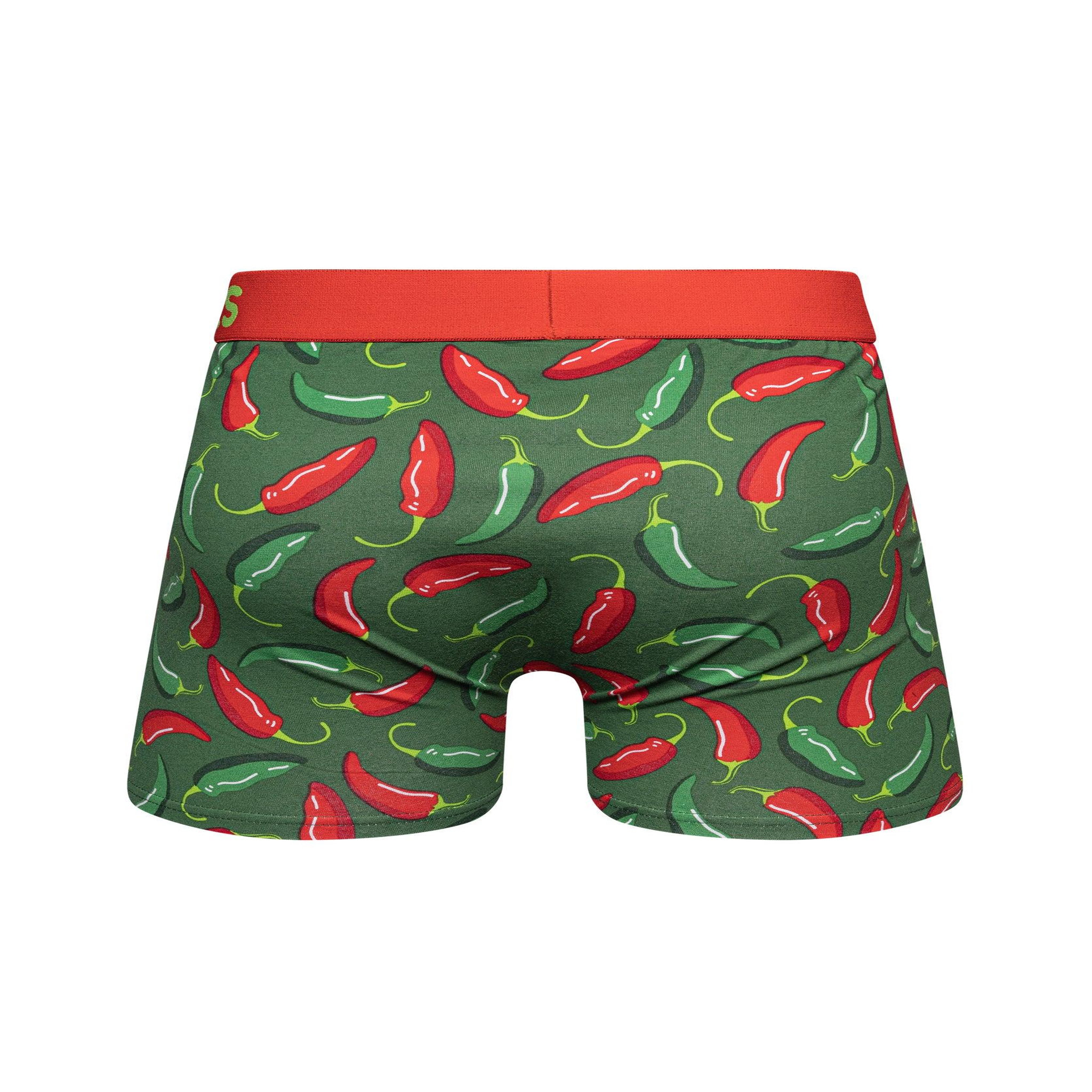 Voir la diapositive 3 : DEDOLES Boxer homme piments rouges et verts