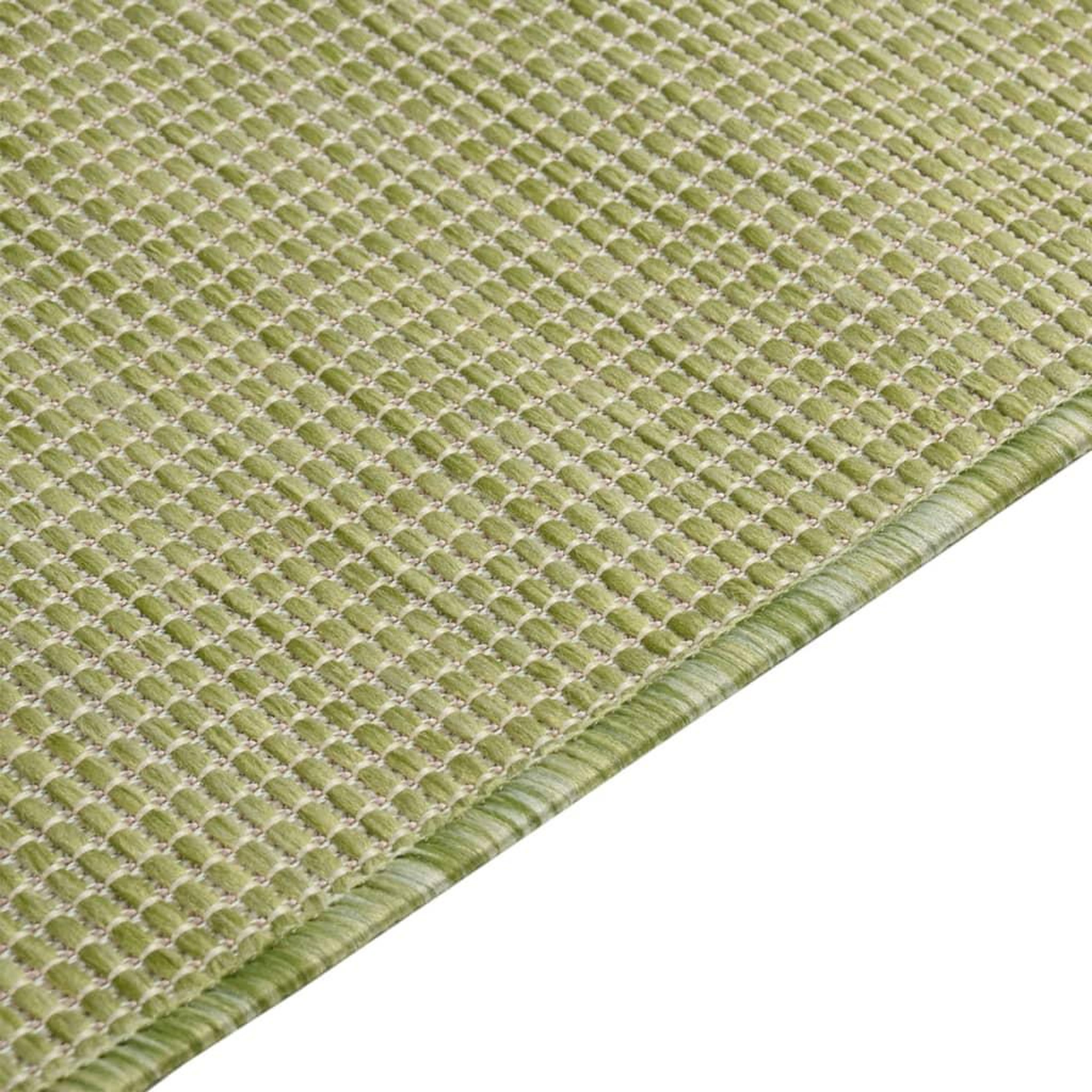 Voir la diapositive 4 : VIDAXL Tapis a tissage plat d'exterieur 160x230 cm Vert