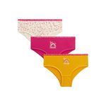 Petit Béguin Lot de 3 culottes fille My Sunshine. Coloris disponibles : Rose
