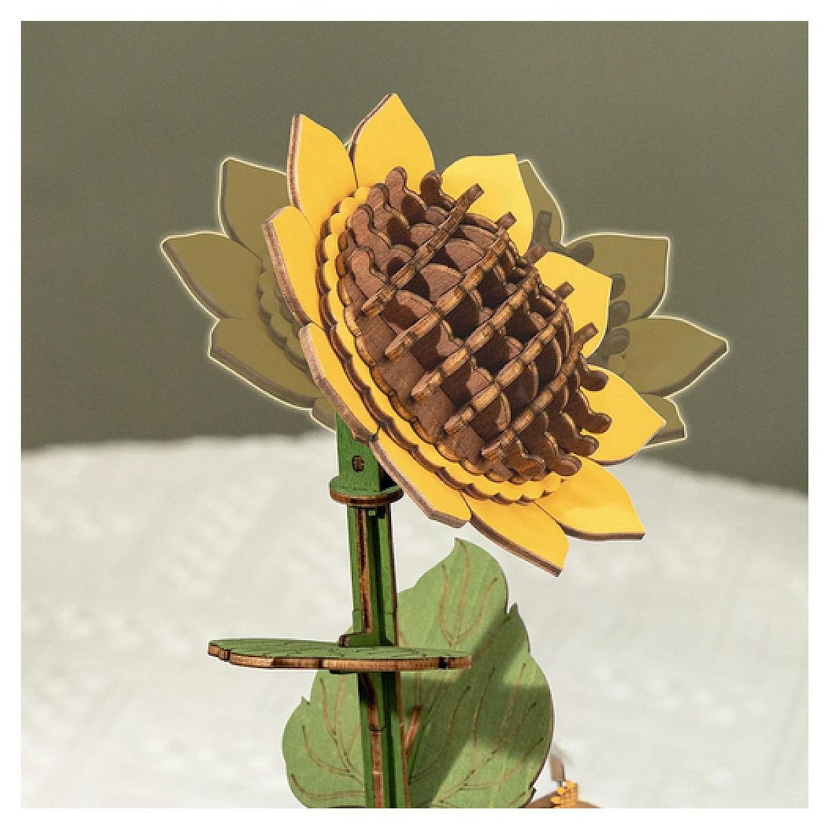 ROBOTIME Wooden Bloom Craft: Bouquet de fleurs