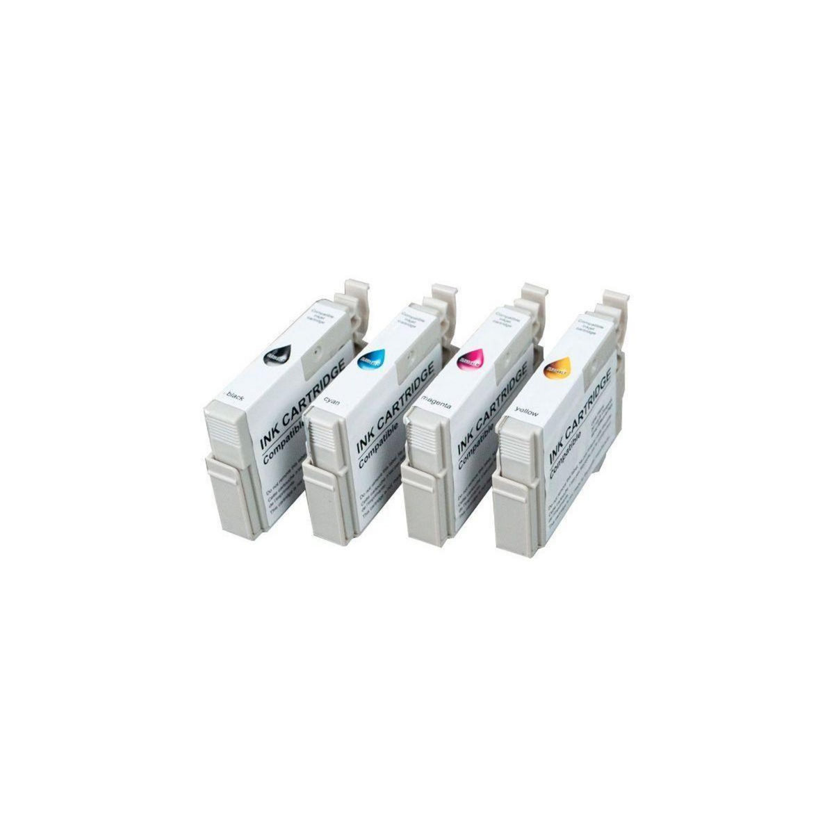 ESSENTIEL B Cartouche d'encre Pack Compatible E29 (Noir + 3 Couleurs)