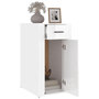 Voir la diapositive 5 : VIDAXL Armoire de bureau Blanc brillant 40x49x75 cm Bois d'ingenierie