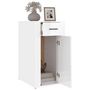 Voir la diapositive 5 : VIDAXL Armoire de bureau Blanc brillant 40x49x75 cm Bois d'ingenierie
