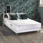 Voir la diapositive 2 : IDLITERIE Ensemble matelas Ressorts 7 zones H28cm + sommier PALACIO 2 FABRICATION FRANCAISE