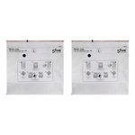 FIVE Lot de 2 Sacs Compresseurs  Airless L  104cm Transparent