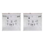 Voir la diapositive 1 : FIVE Lot de 2 Sacs Compresseurs  Airless L  104cm Transparent