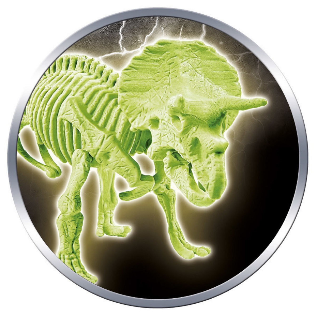 CLEMENTONI Archéo Ludic Triceratops phosphorescent 