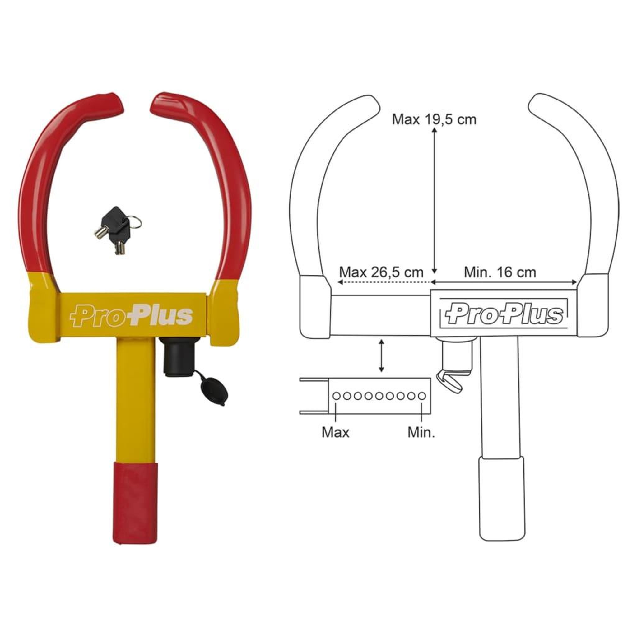 Voir la diapositive 6 : PROPLUS ProPlus Sabot de Denver universel 341341