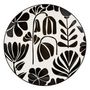Voir la diapositive 1 : SECRET DE GOURMET Lot de 6 Assiettes Plates  Twisted Lime  26cm Noir & Blanc