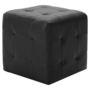 Voir la diapositive 2 : VIDAXL Poufs 2 pcs Noir 30 x 30 x 30 cm Similicuir