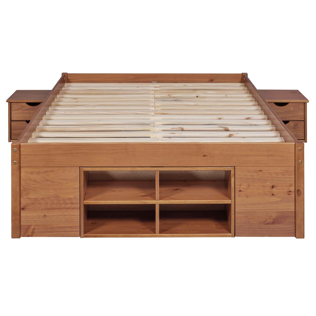 Lit multi-rangements en pin massif 180x200cm SLEEP