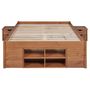 Voir la diapositive 6 : Lit multi-rangements en pin massif 180x200cm SLEEP