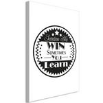 Paris Prix Tableau  Sometimes You Win Sometimes You Learn. Coloris disponibles : Multicolore