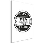 Paris Prix Tableau  Sometimes You Win Sometimes You Learn. Coloris disponibles : Multicolore