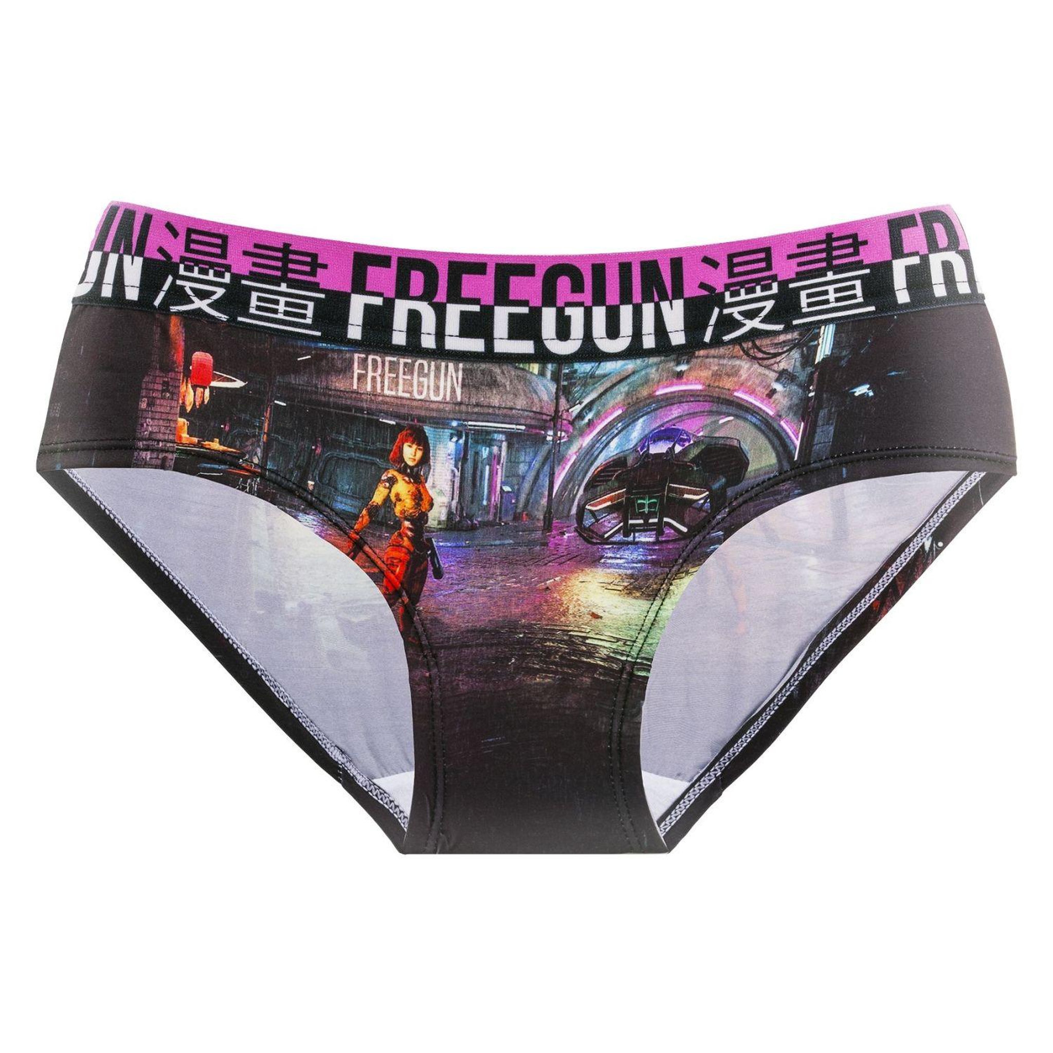 Voir la diapositive 3 : FREEGUN Lot de 5 culottes fille Fantasy