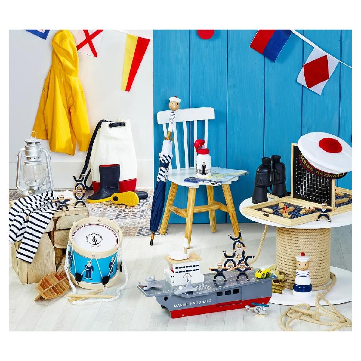 Vilac Jeu d'équilibre les p'tits matelots - marine nationale