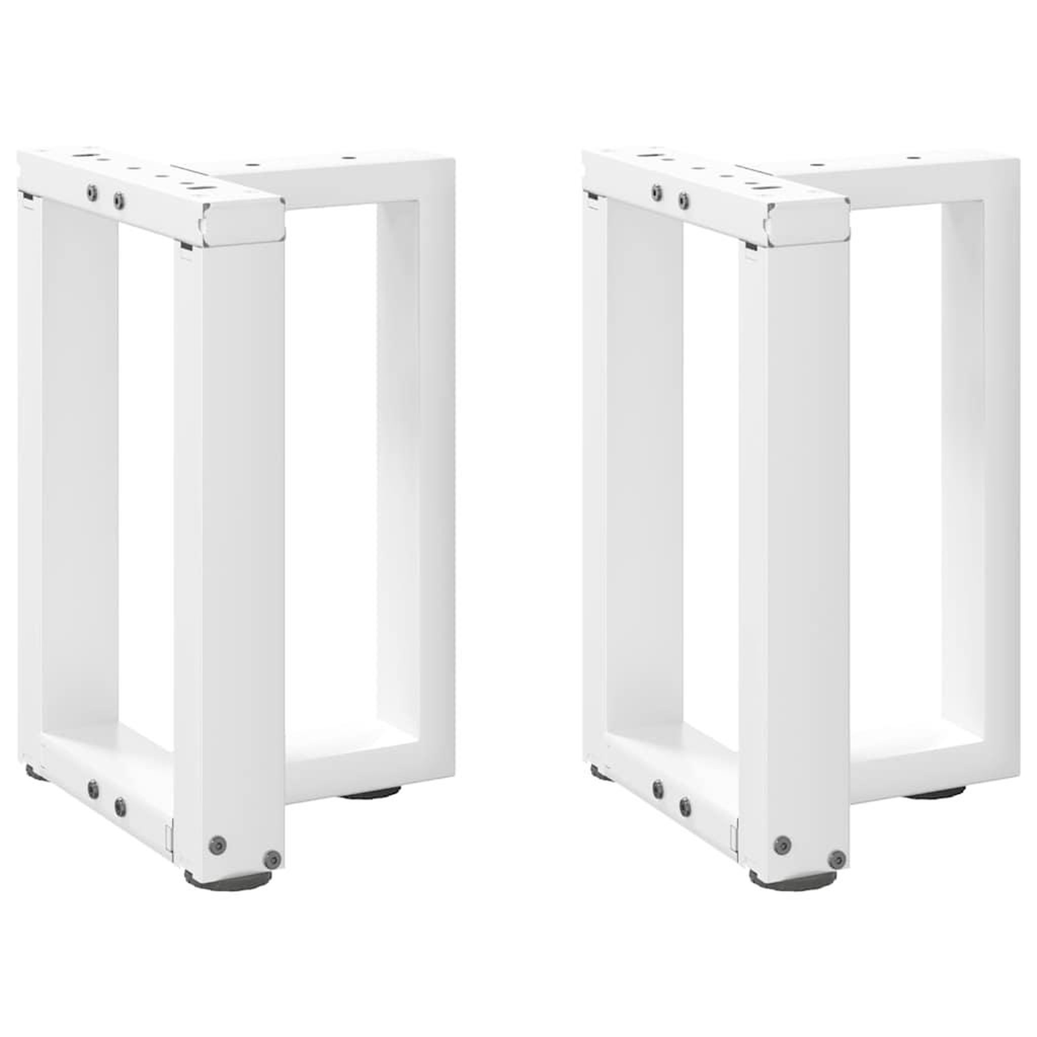 VIDAXL Pieds de table basse forme de T 2 pcs 38x25x(42-43) cm acier