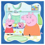 Voir la diapositive 3 : RAVENSBURGER Puzzle 3x49 pieces La famille d abord Peppa Pig