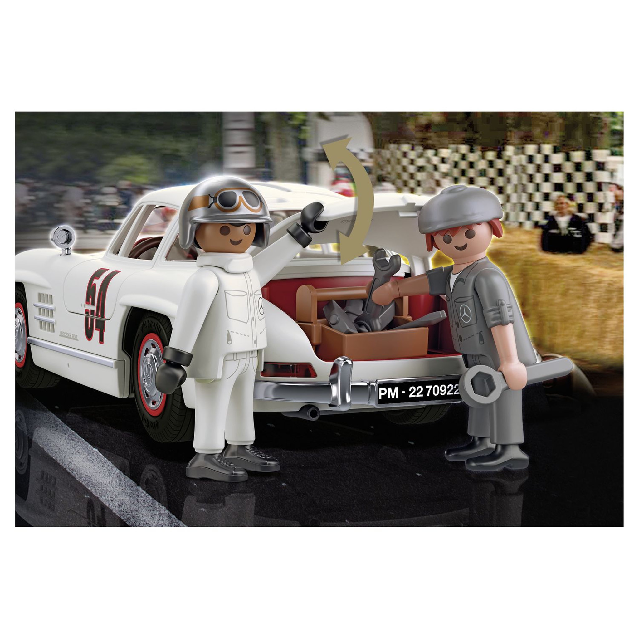 Voir la diapositive 6 : PLAYMOBIL 70922 - Mercedes Benz 300 SL