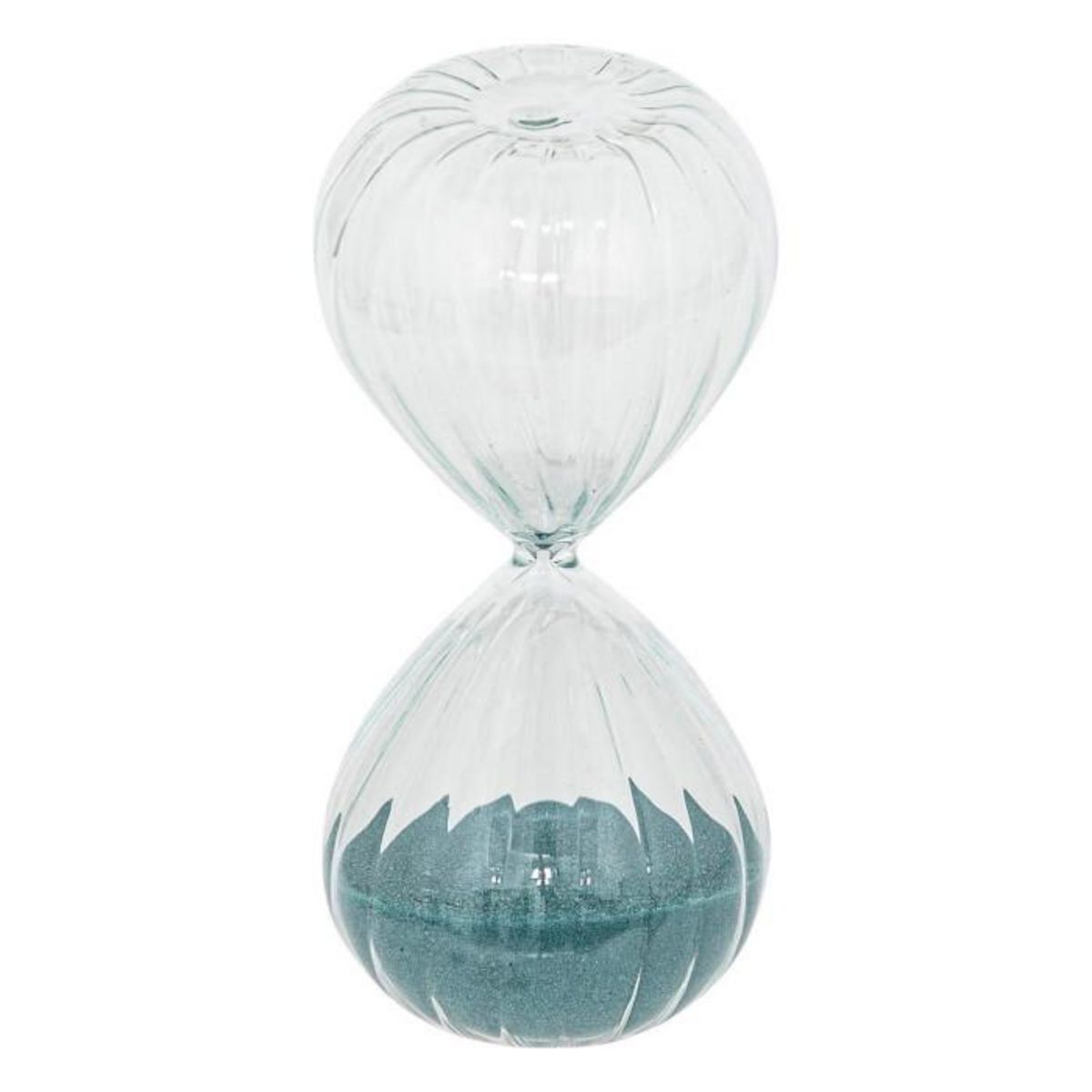 ATMOSPHERA Lot de 3 Sabliers en Verre  Little Cottage  14cm Multicolore