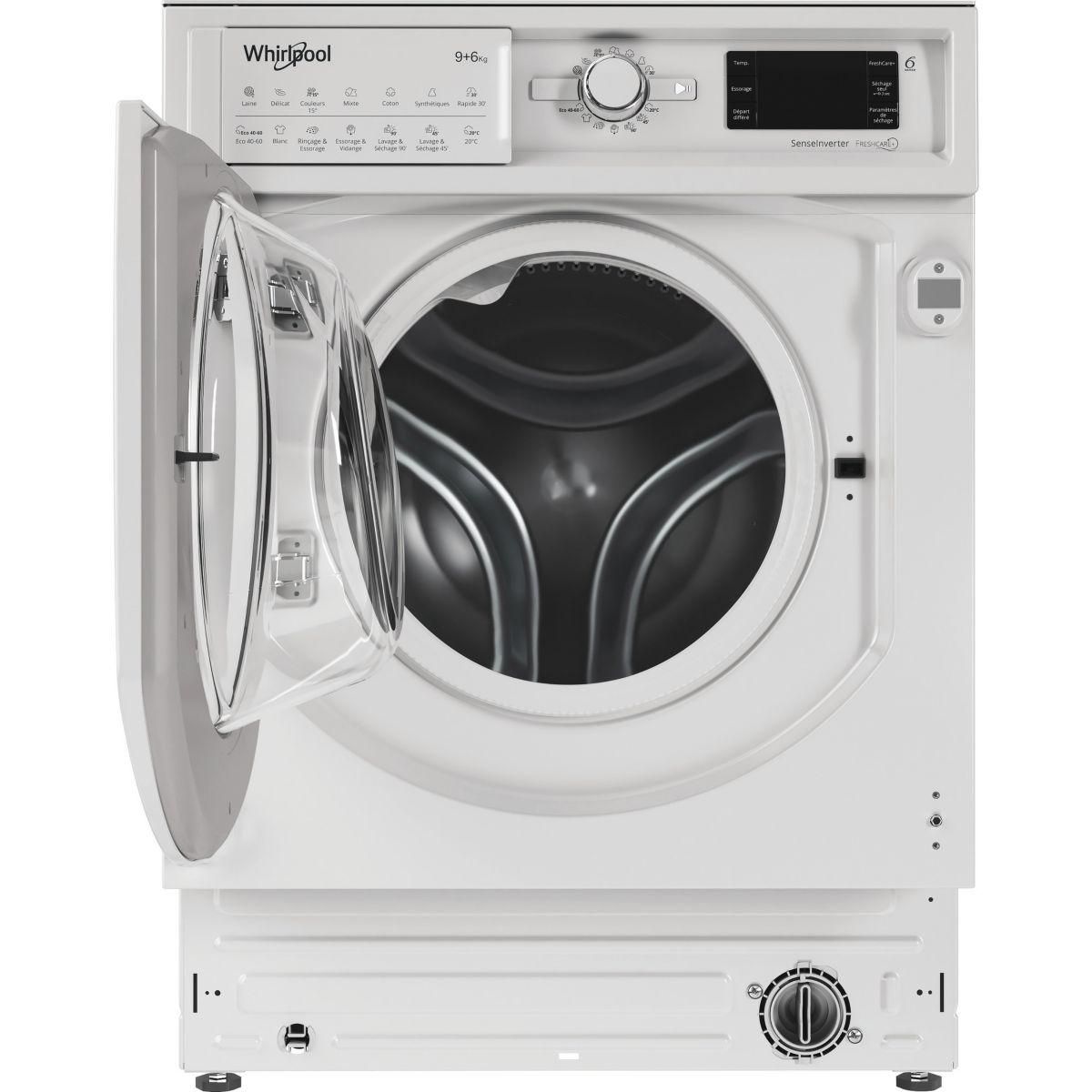 Whirlpool Lave linge séchant hublot encastrable BIWDWG961485FR