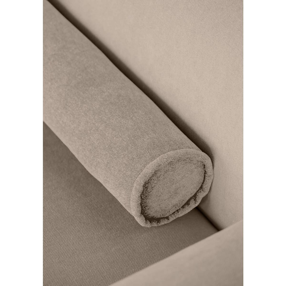 BEST MOBILIER Felix - canapé modulable panoramique d'angle droit 7 places en tissu texturé