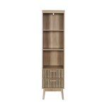 The Home Deco Factory Colonne de rangement Saulk en bois - Marron