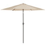 Voir la diapositive 1 : MADISON Madison Parasol de jardin Tenerife 300 cm rond ecru
