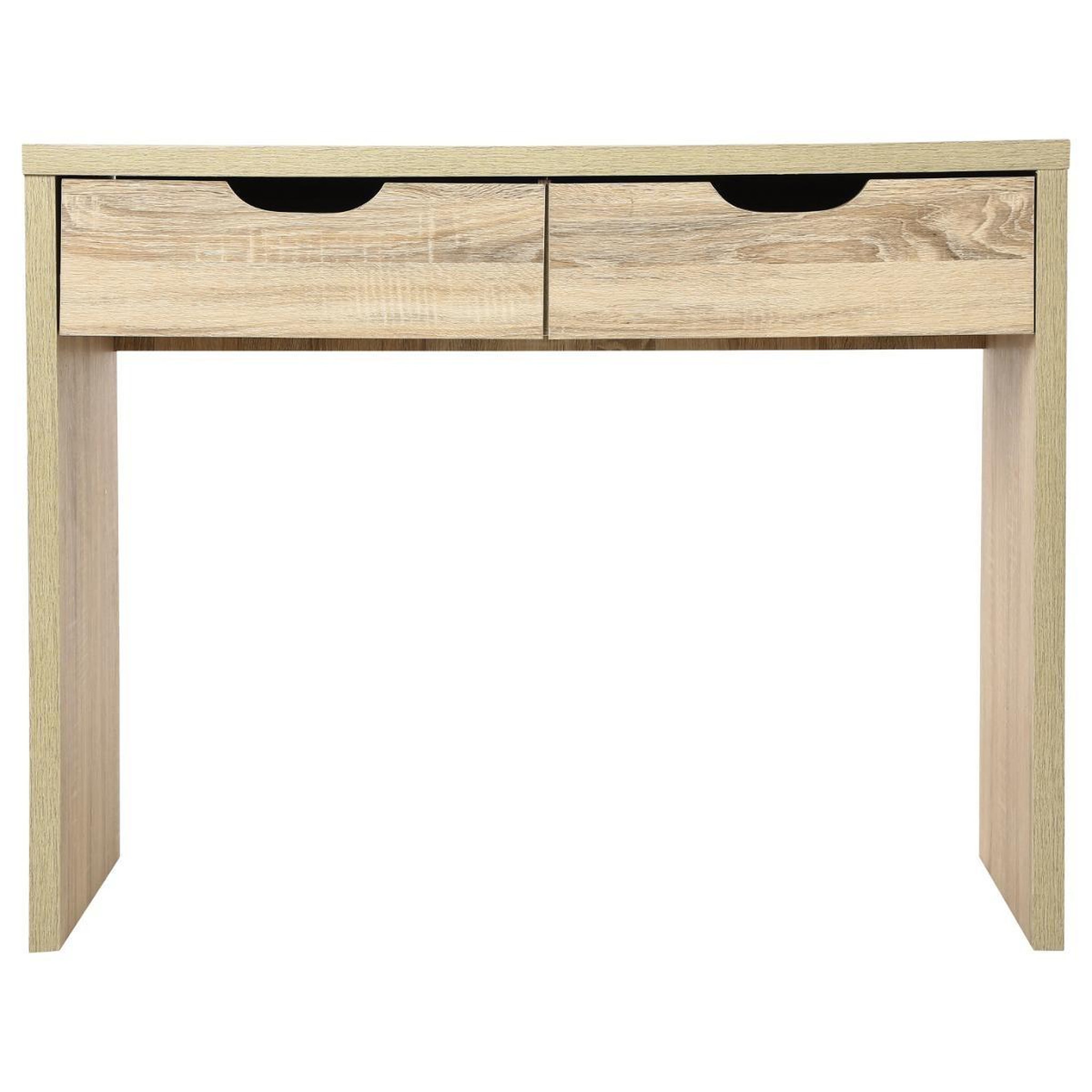 Voir la diapositive 2 : ATMOSPHERA Console 2 tiroirs  bivoak  100cm beige