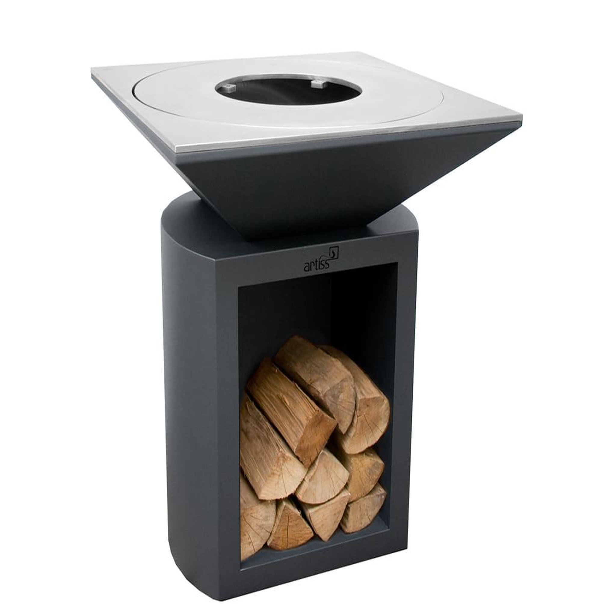 ARTISS DESIGN Brasero g2 graphite plaque de cuisson acier inoxydable alimentaire - artiss