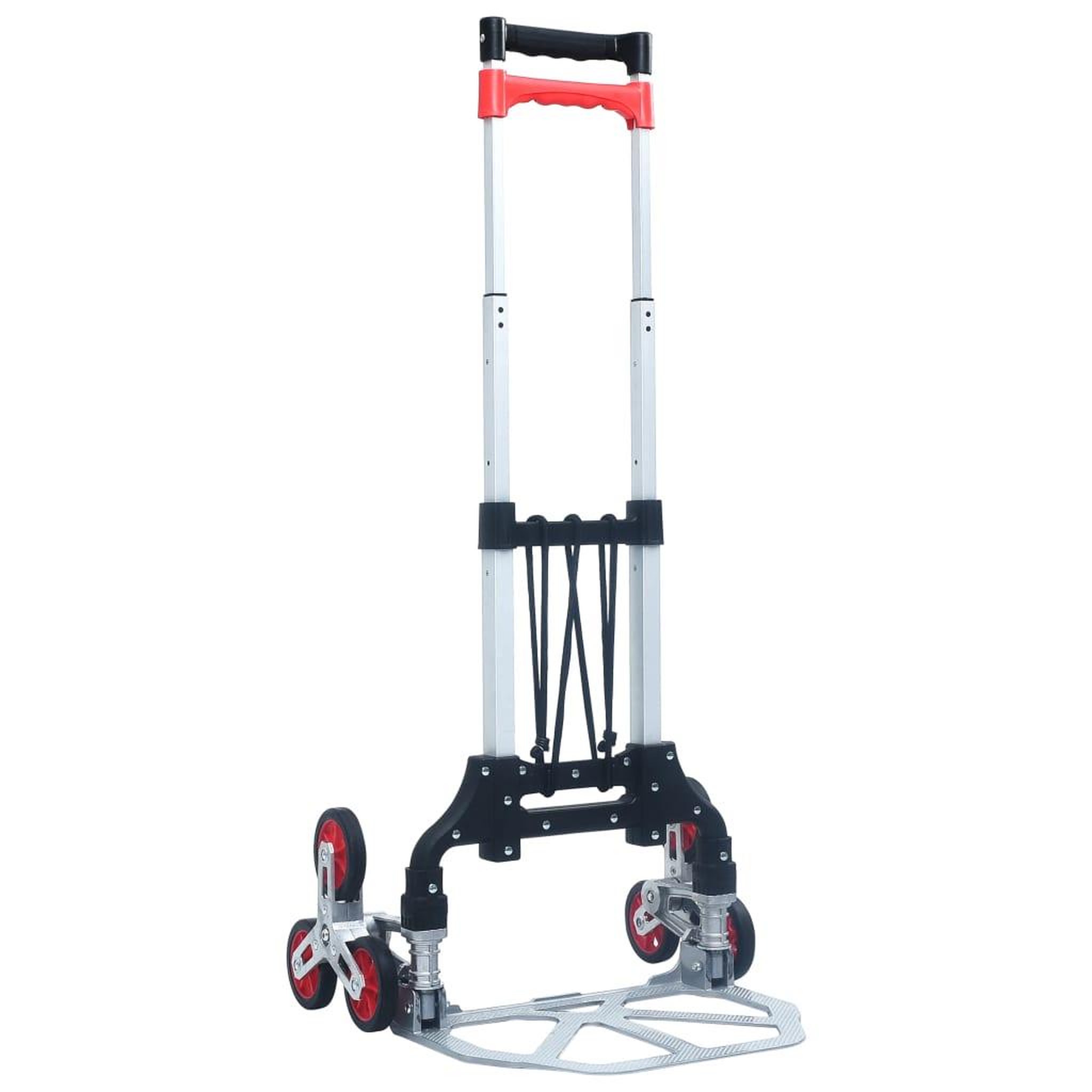 VIDAXL Chariot d'escalier pliable 70 kg aluminium argente