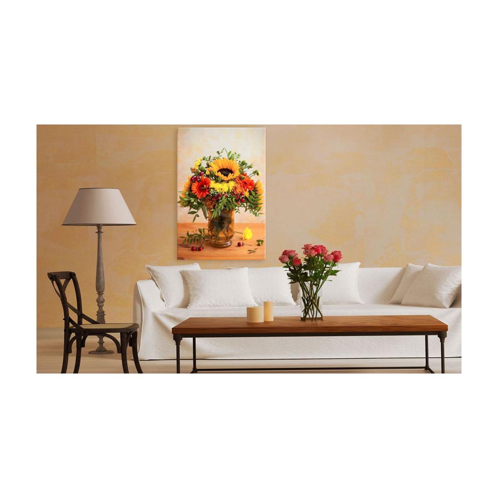 Voir la diapositive 2 : Paris Prix Tableau Imprimé  Autumnal Flowers