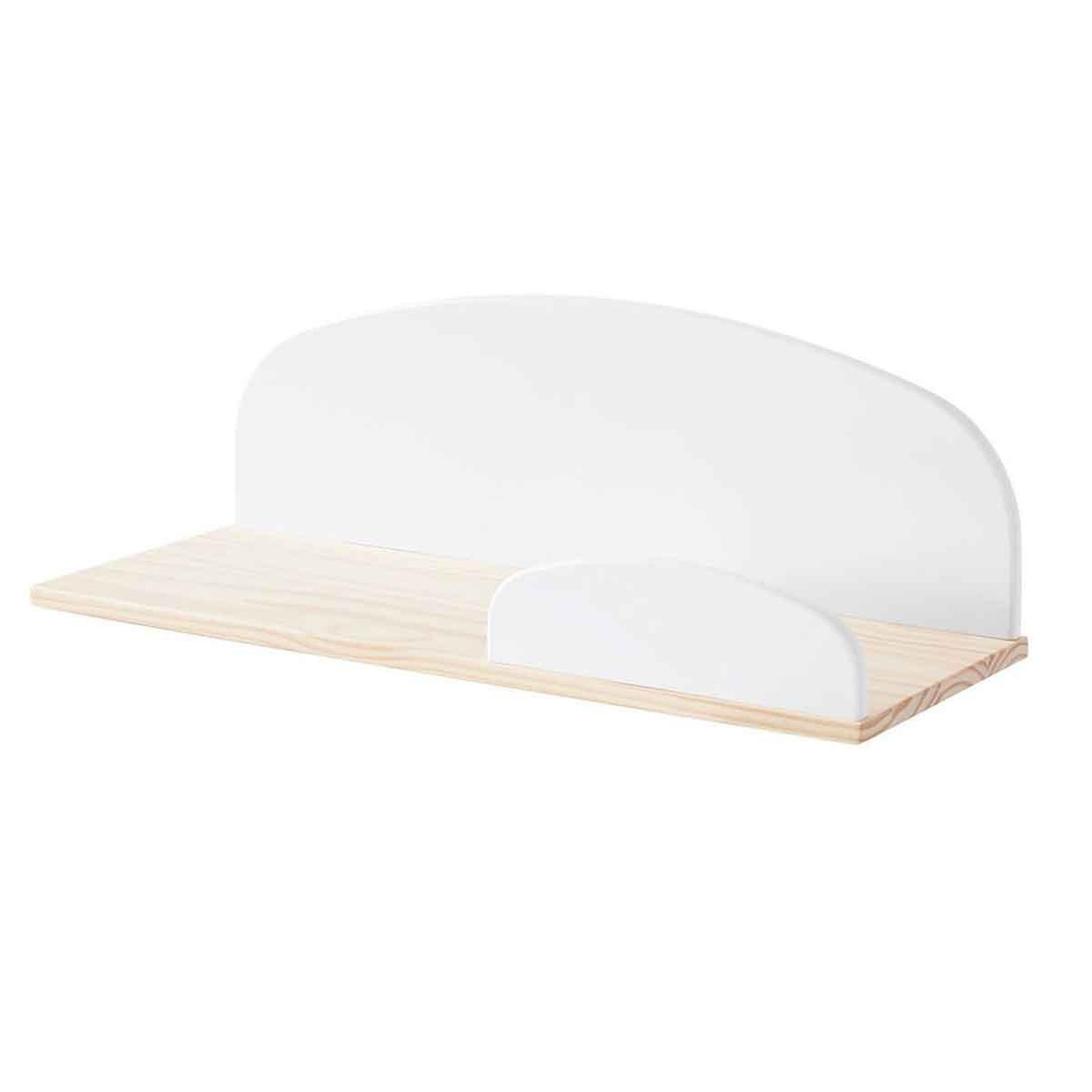 Voir la diapositive 1 : Paris Prix Étagère Murale  Kiddy  60cm Blanc