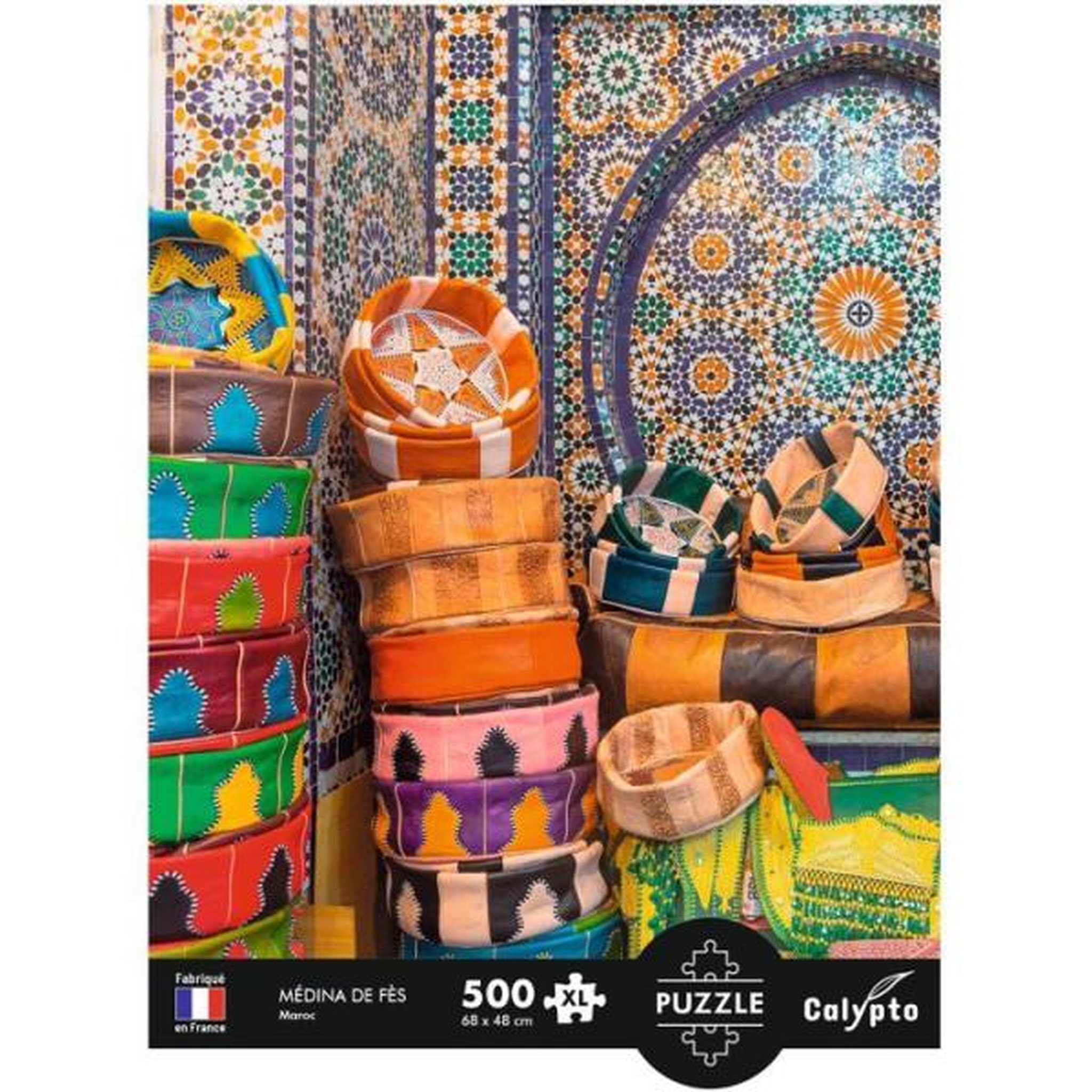 Voir la diapositive 4 : Sentosphere Puzzle 500 pièces xl - médina de fès - maroc