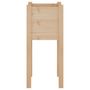 Voir la diapositive 5 : VIDAXL Jardinieres d'exterieur 2 pcs 31x31x70 cm bois de pin massif