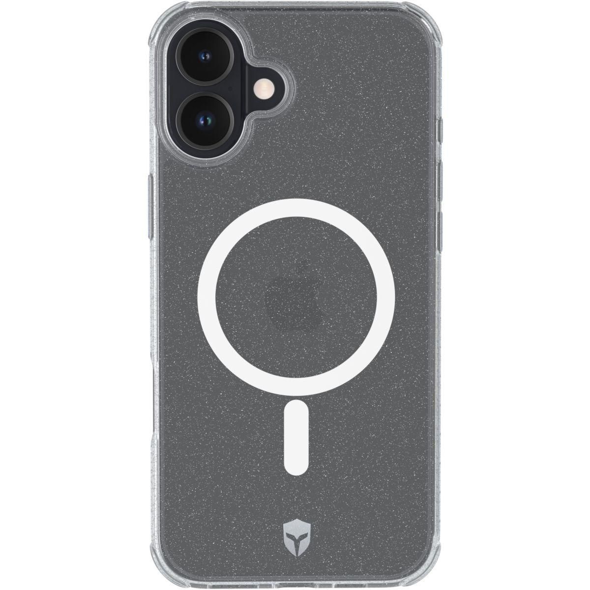 FORCE CASE Coque iPhone 16 Air MagSafe Glitter Noir