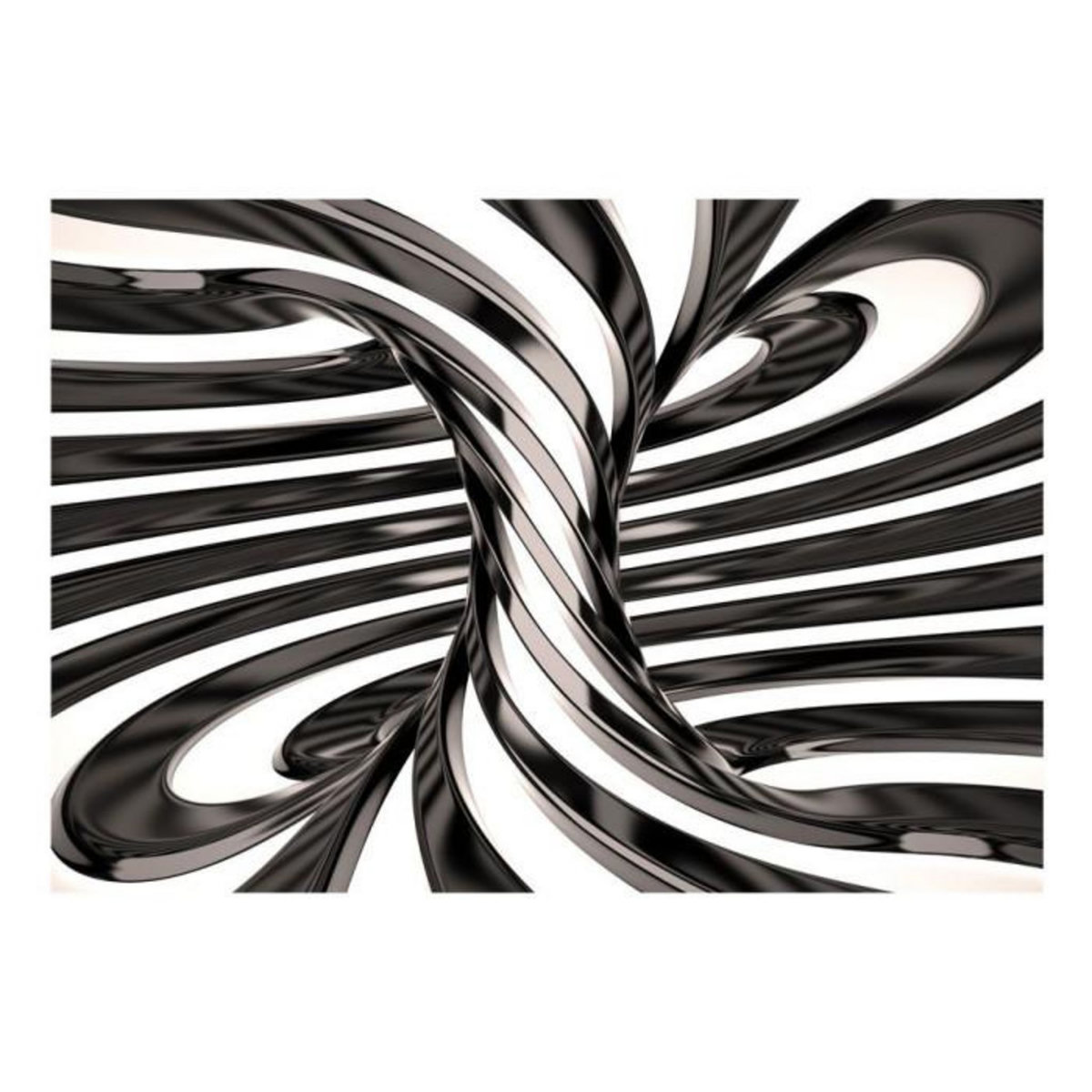 Paris Prix Papier Peint  Black & White Swirl