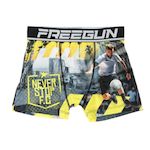 FREEGUN Boxer /Jaune à Imprimés Garçon Freegun FOO. Coloris disponibles : Noir