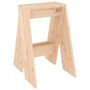 Voir la diapositive 4 : VIDAXL Tabourets lot de 2 40x40x60 cm bois massif de pin