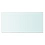 Voir la diapositive 2 : VIDAXL Panneau pour etagere Verre transparent 60 x 30 cm